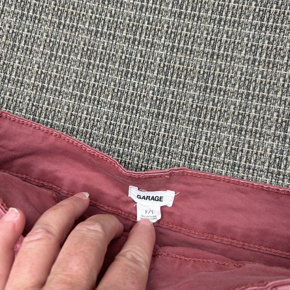 Garage Mauve Button-Down Mini Skirt - Picture 3 of 6